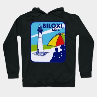 Biloxi, Mississippi Vintage Style Decal Hoodie